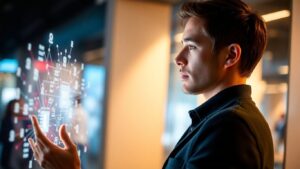 Digital marketing influencing consumer behavior on a smartphone